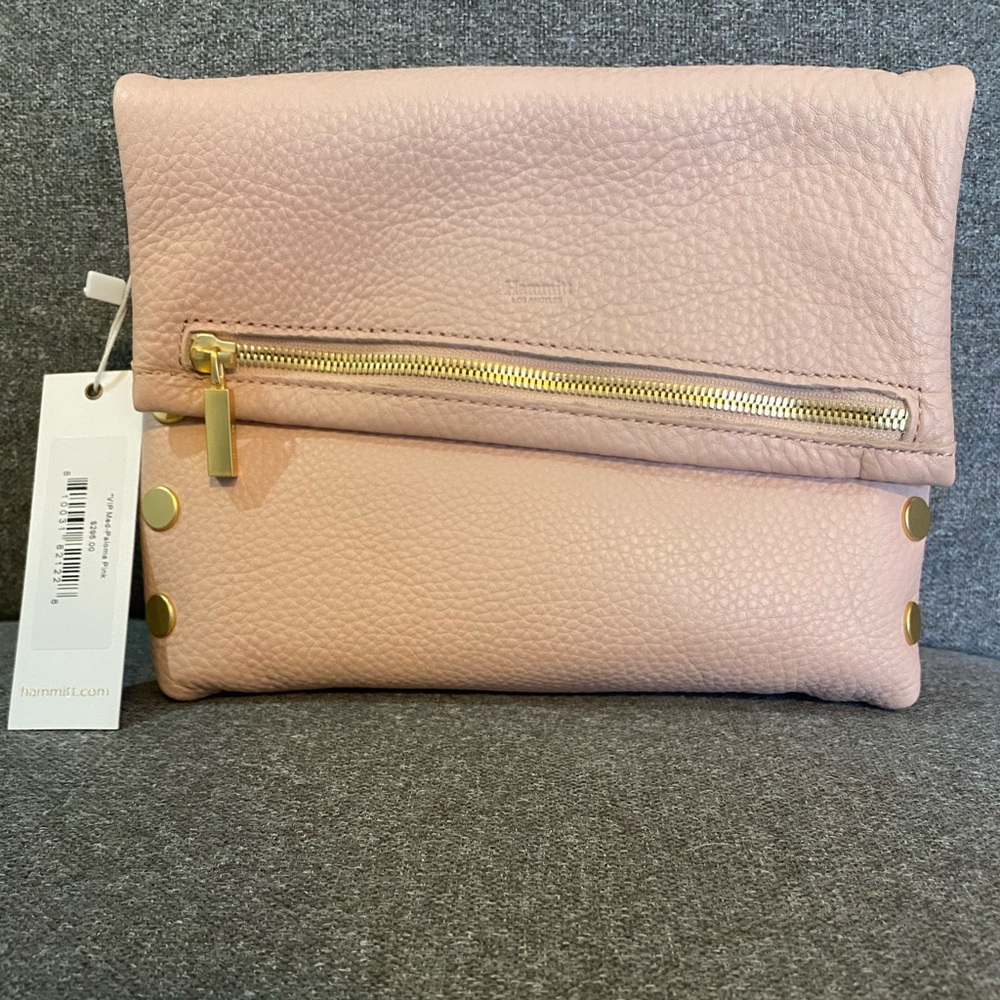 Hammitt NEW Paloma pink medium VIP crossbody bag gold rivets